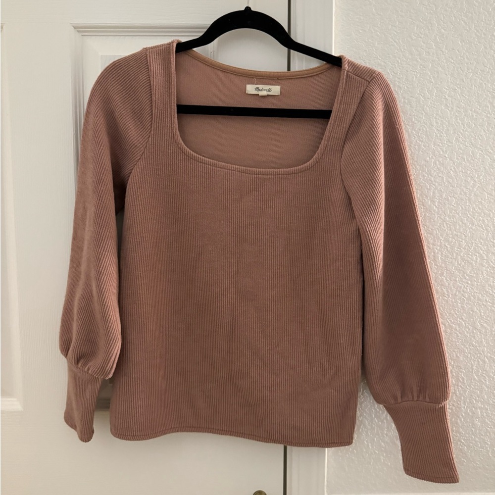 Dusty rose Madewell sweater